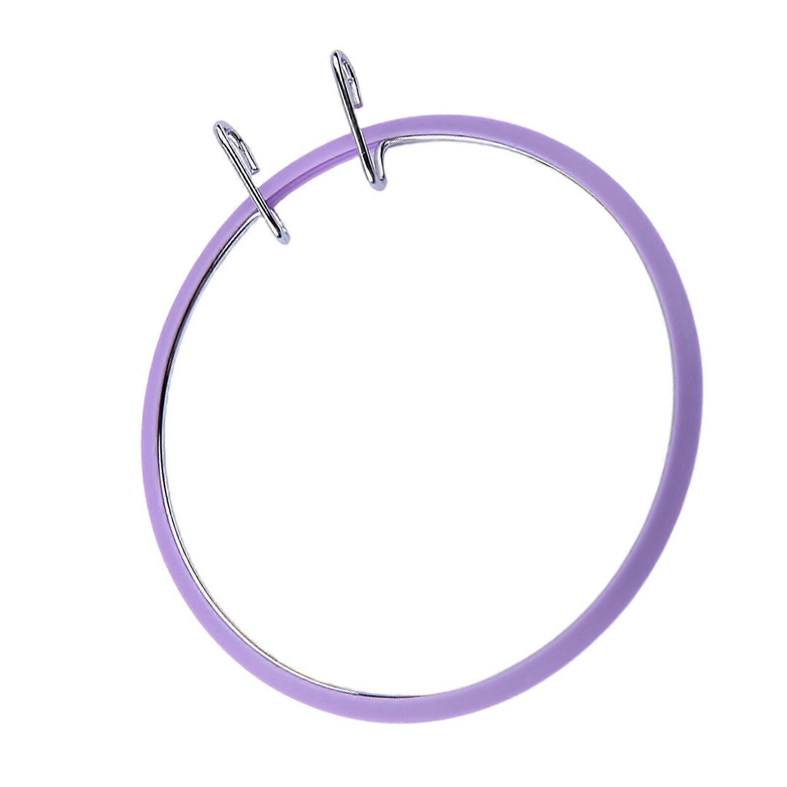 Embroidery Frame Adjustable Embroidery Hoop Easy to Use Metal Crosses Stitching Hoop for Craft Enthusiasts Multicolor