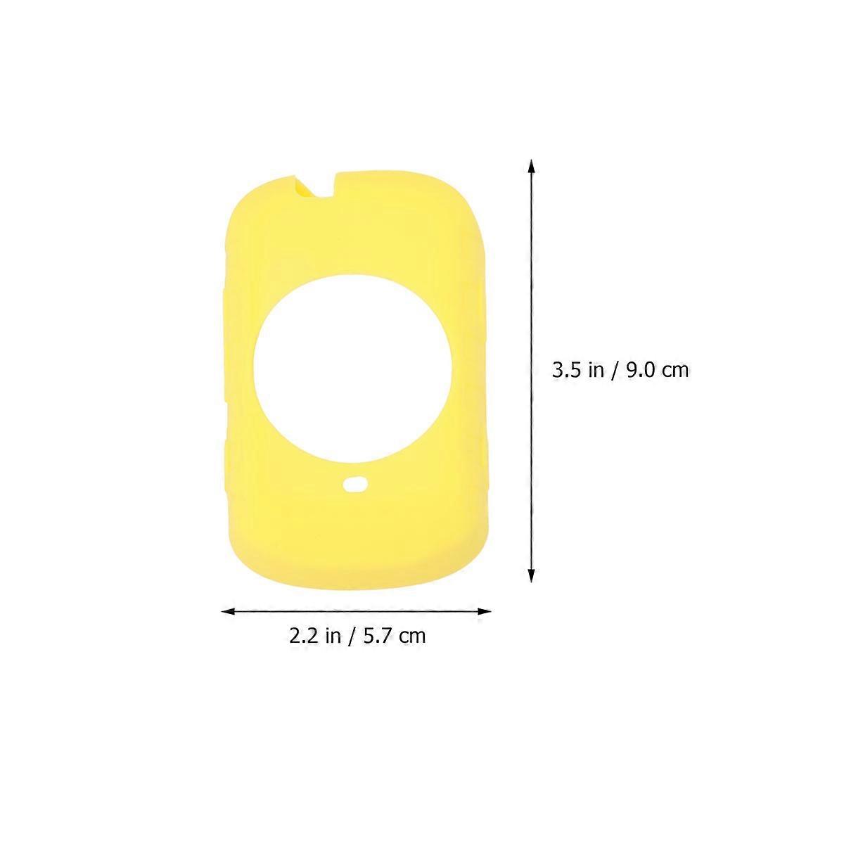 Silicone Protective Cover for Stopwatch and GPS Devices Yellow Dirt Resistant Flexible and Elastic