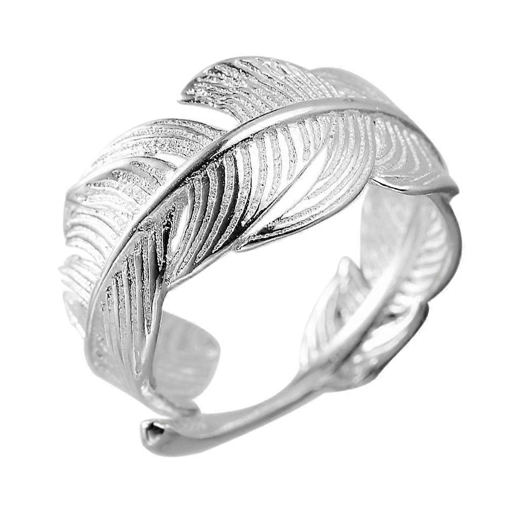 Silver Ring for Decor Adjustable and Stylish Silver Tone Birthday Gift Wing Ring