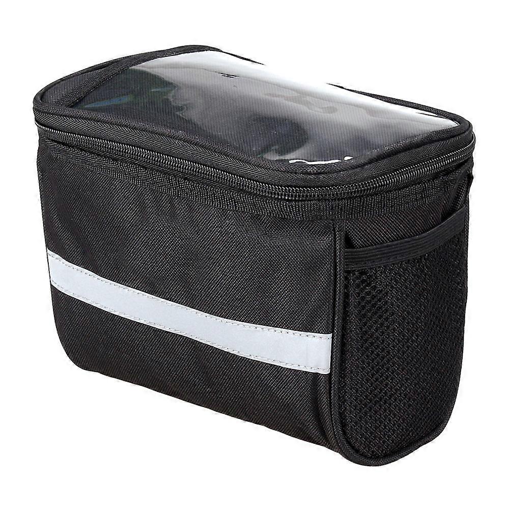 حقيبة تخزين الدراجة المحمولة ركوب التبعي للبالغين تتميز بشرائط عاكسة وبناء قماش أكسفورد 1 مجموعة