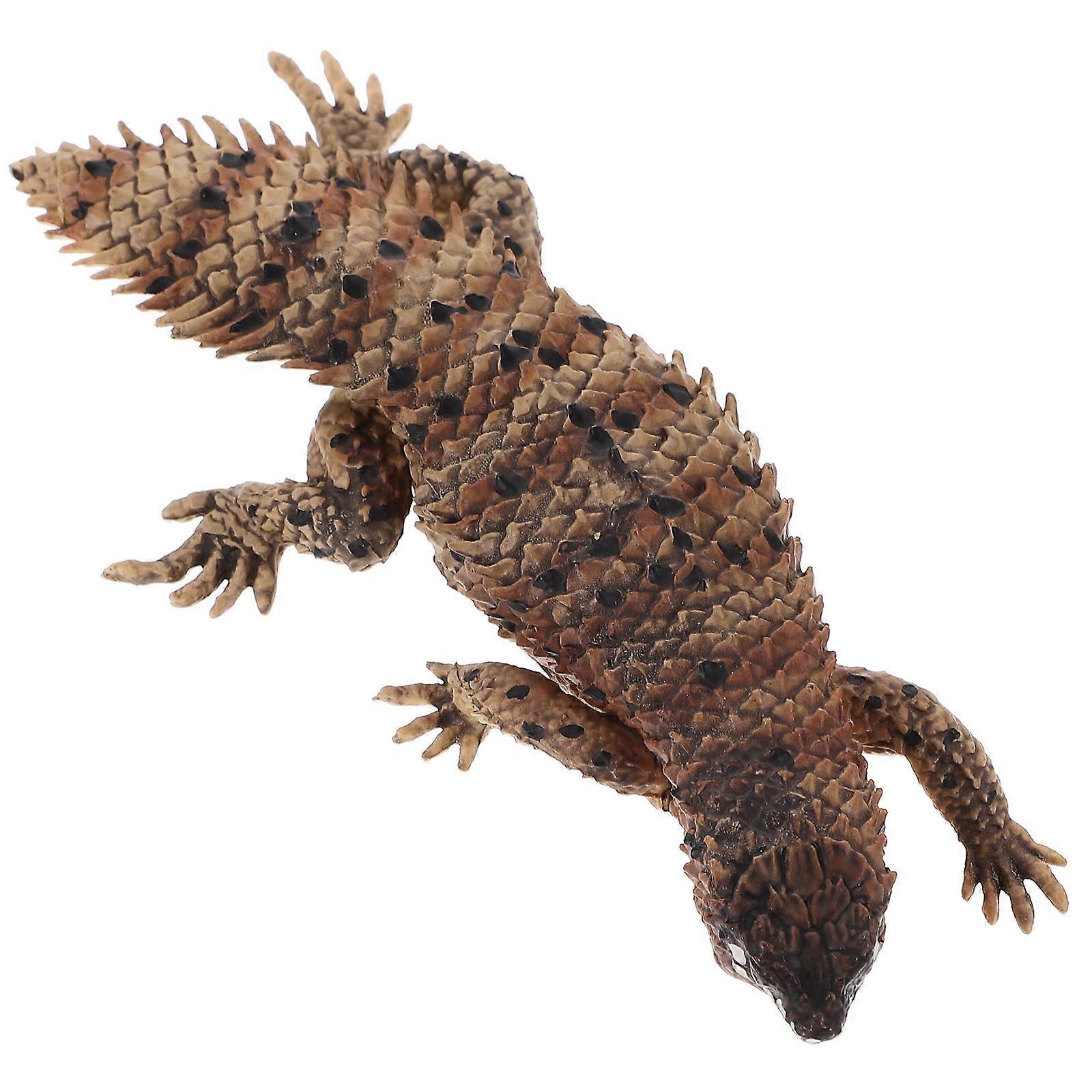 Realistic Simulated Lizard Model Plastic Artificial Animal Model 1 Set