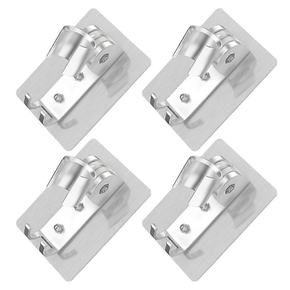 Adjustable Shower Head Holder Adhesive Wall Mount Bracket for Handheld Sprayer – Easy No Drill Installation for Modern Bathroom Decor