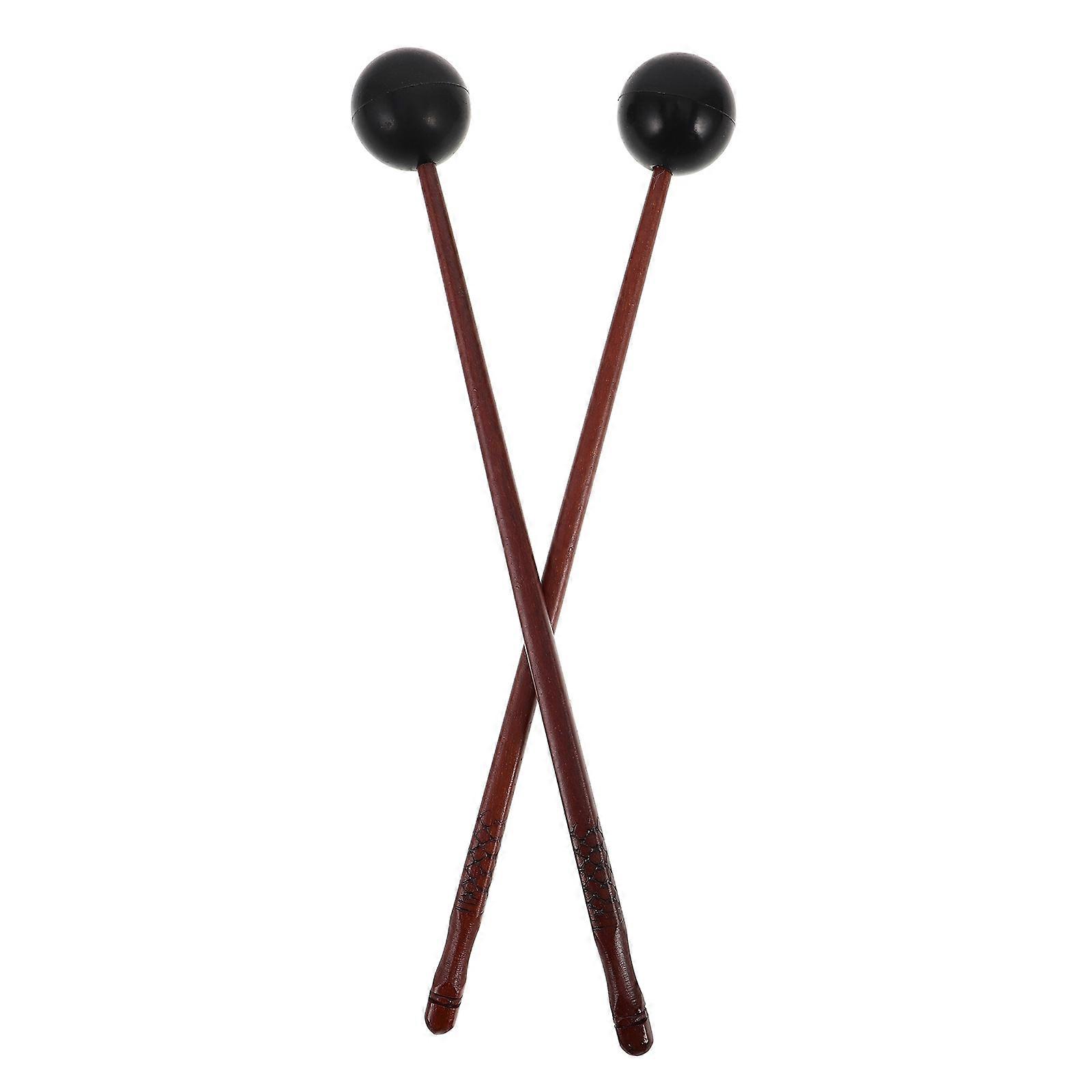 2pcs Durable Maple Drum Mallets with Comfortable Grip for Xylophone, Glockenspiel & Lotus Drum – Ideal for Percussion Enthusiasts