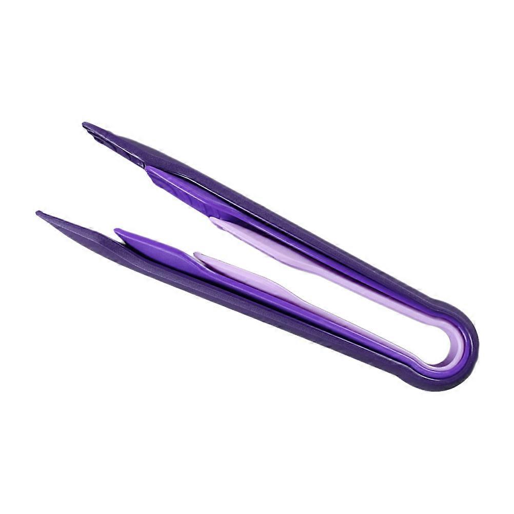 Purple Three Piece Suit Food Clip Made of PP Material for Kitchen Use Great for Serving 3PCS