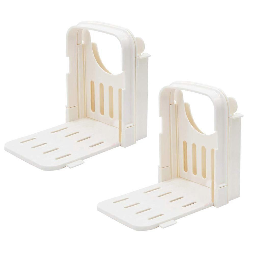 Foldable Bread for Safe to Use Made of ABS Plastic White Color Fits 2 Pieces