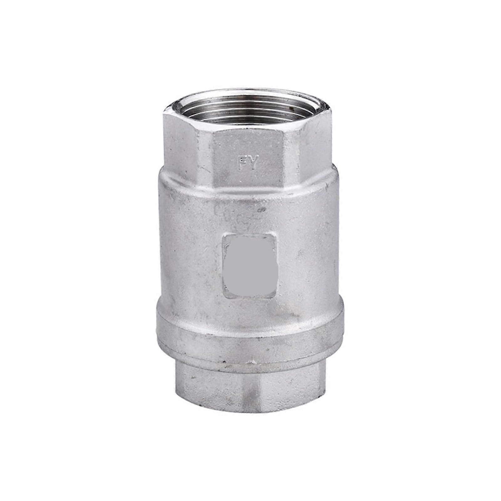Stainless Steel 304 H12W16P Vertical Check Valve OneWay Valve Internal Thread Hard Seal Check Valve 4 Minutes 6 Minutes 1 Inch (304G2)