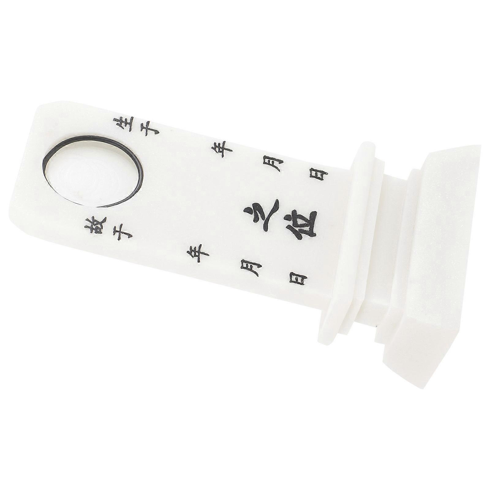 White Jade Memorial Tablet Ancestral Tablet for Religious Sacrifice