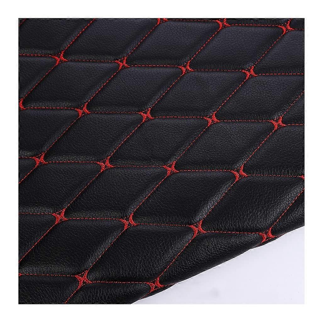 Quilted faux leather fabric with foam backing for car , sofa, bags, chairs/Black 1.55X9M