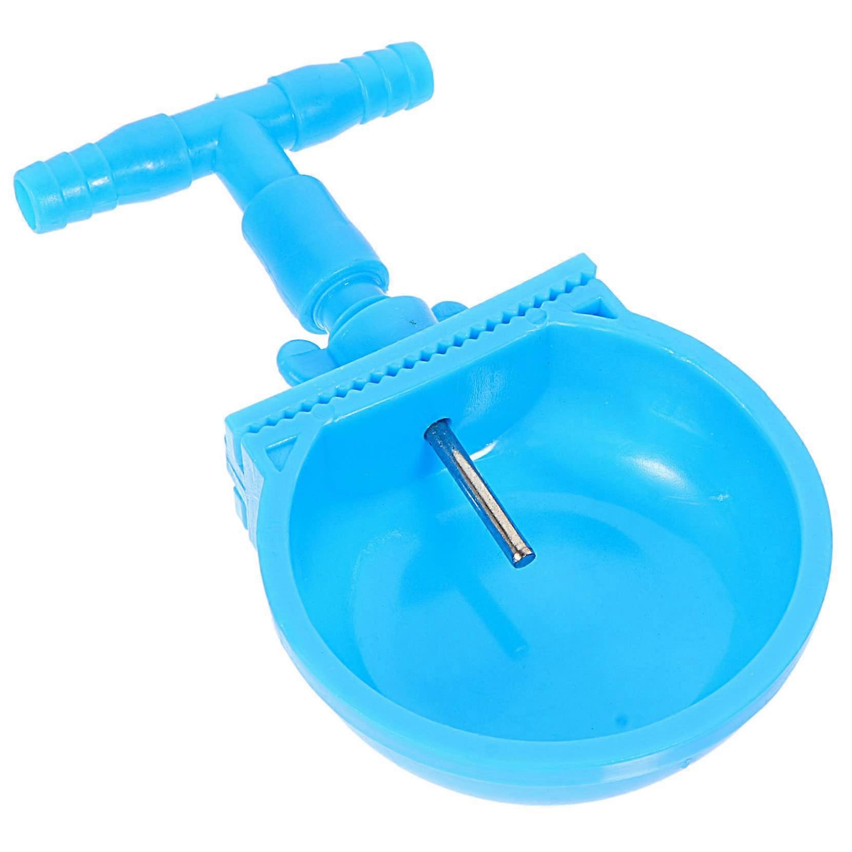 Automatic Rabbit Water Dispenser Set of 4 Plastic Drinking Bowls Easy to Clean for Indoor and Outdoor Use