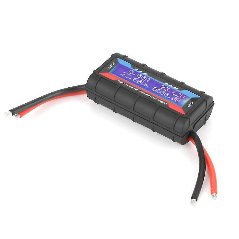 RC power tester, wattmeter, voltage amplifier, power analyzer, 4.8 V  60 V, 150 A for RC model aircraft, with digital LCD display