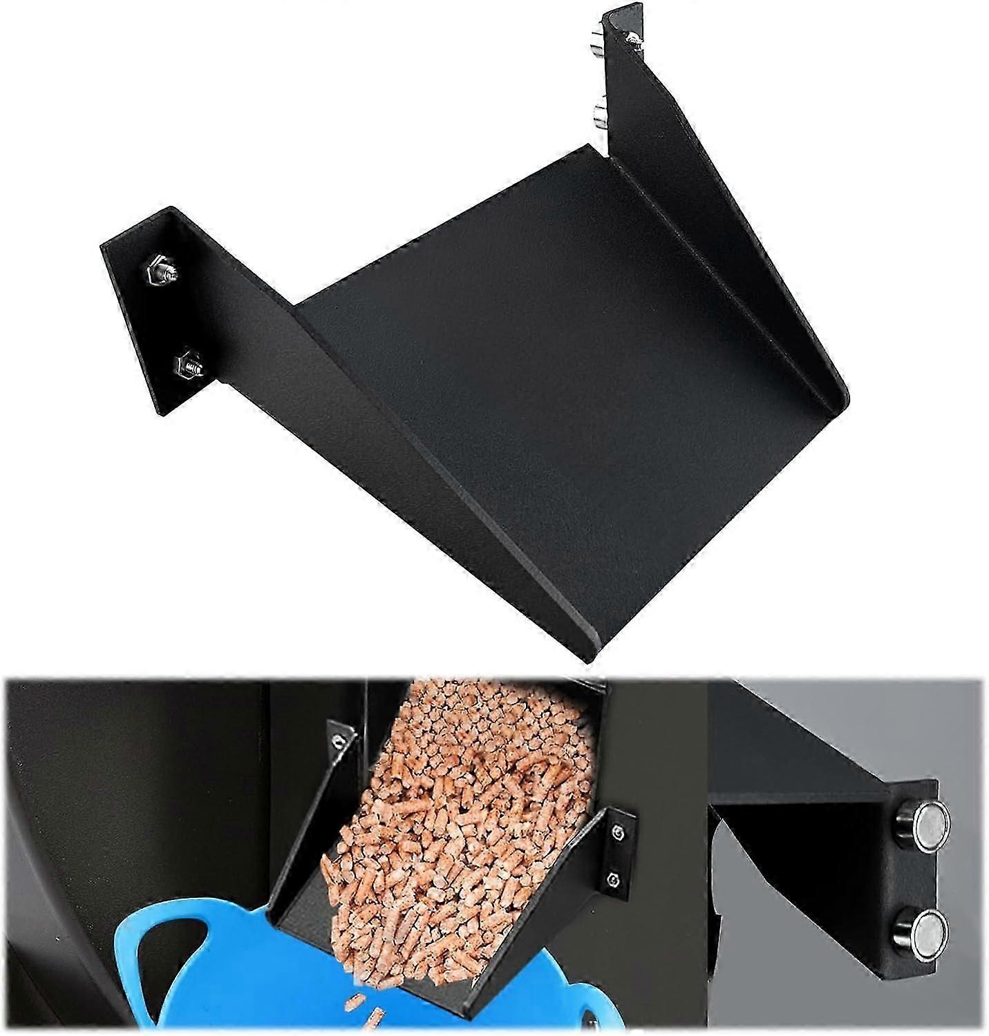 Pellet Helper Chute for Traeger Grill, Magnetic Pellet Helper Chute for Pellet Smoker, No Need to Pick Up Fallen Pellets, Suit for Traeger, Pit Boss P