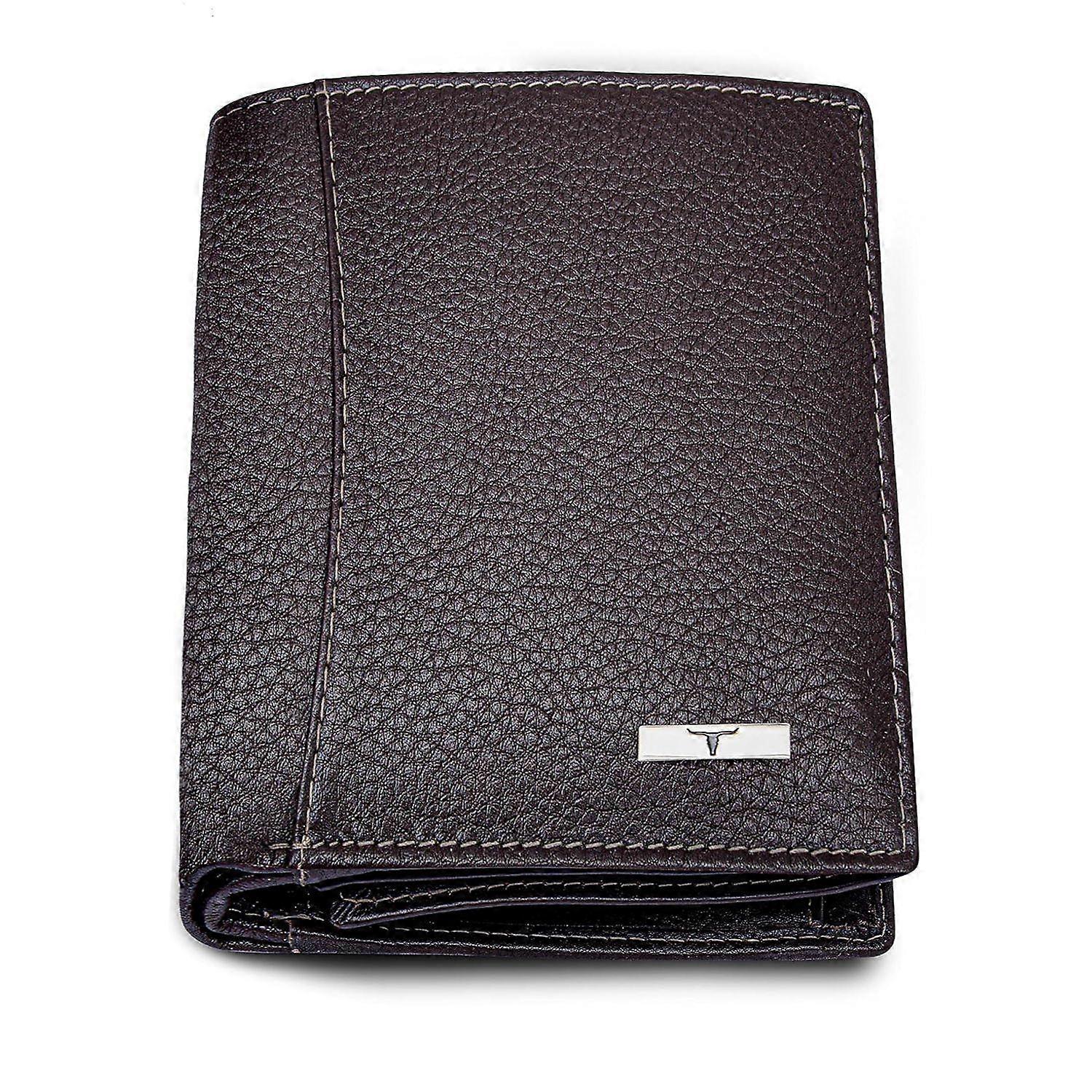 Men's Leather Wallet  Dark Brown