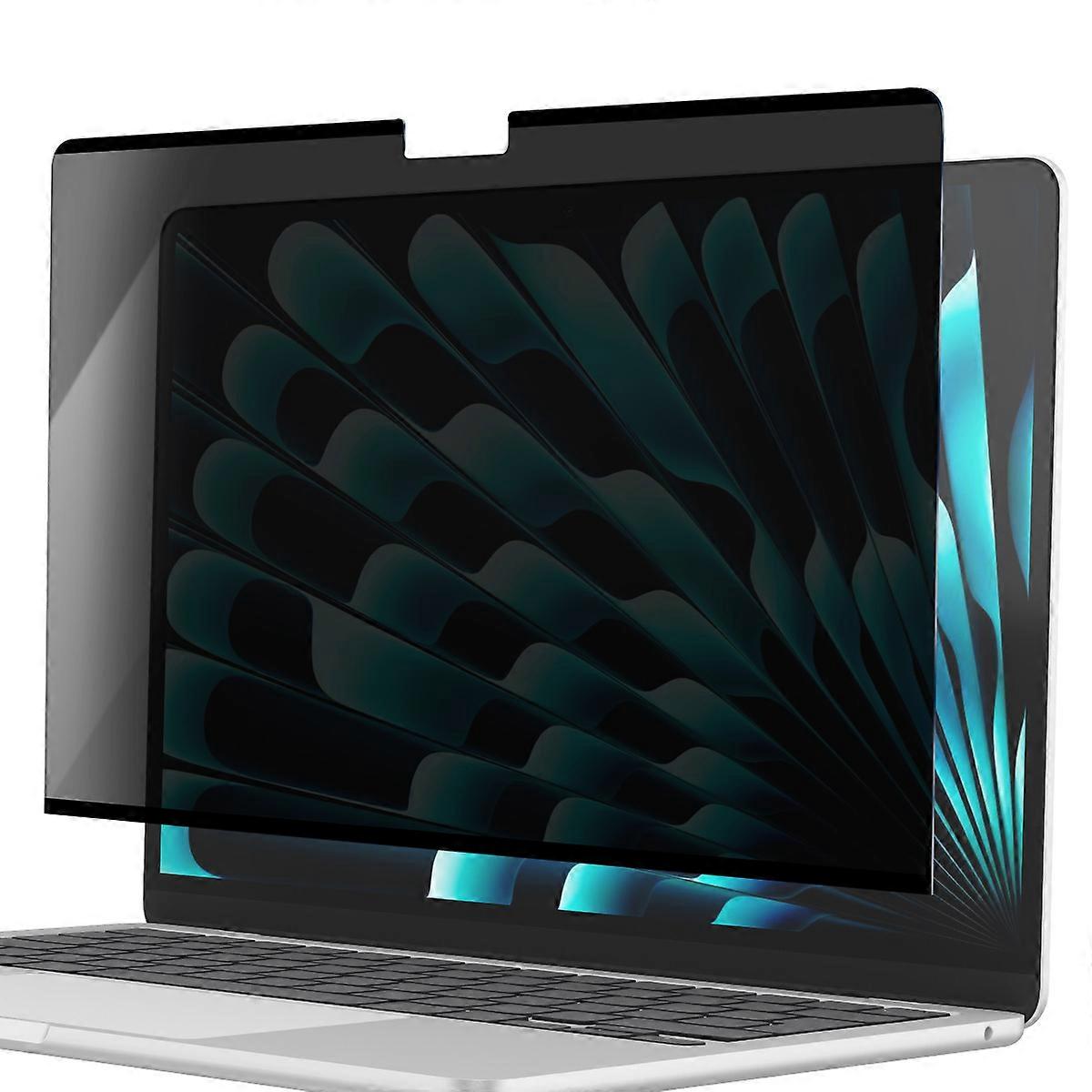 Pellicola per la privacy per MacBook Air 13' lavabile, nera trasparente
