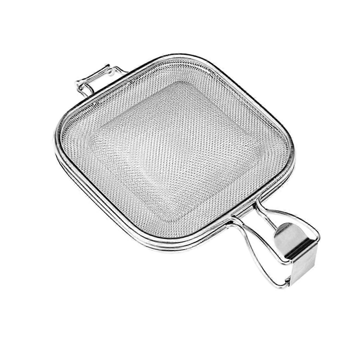 Sandwich Grill Microwave Reusable Nets for Roasting, Stainless Steel Grill Grate and Cooking Plate, Barbecue Tongs Kitchen Utensils