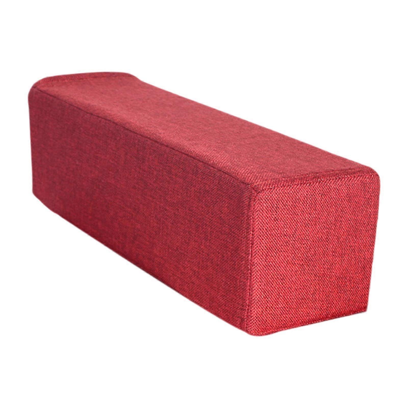 Couch Arm Rest Pillow Bed Reading Removable Cover Rectangular High Density Foam
