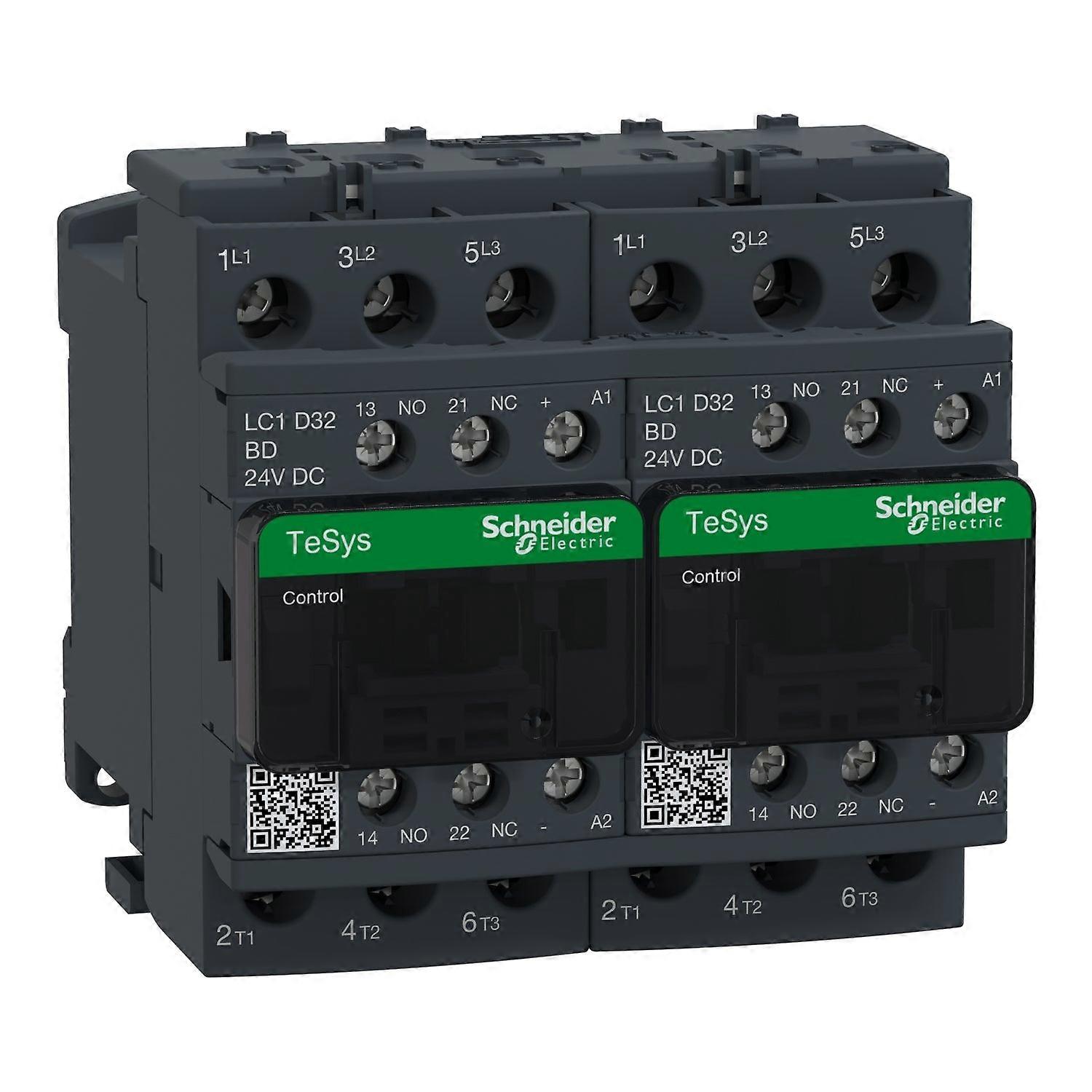 Schneider Contactor 24v Dc Coil, 3 Pole, 18.5kw Tesys D Lc2d32bd