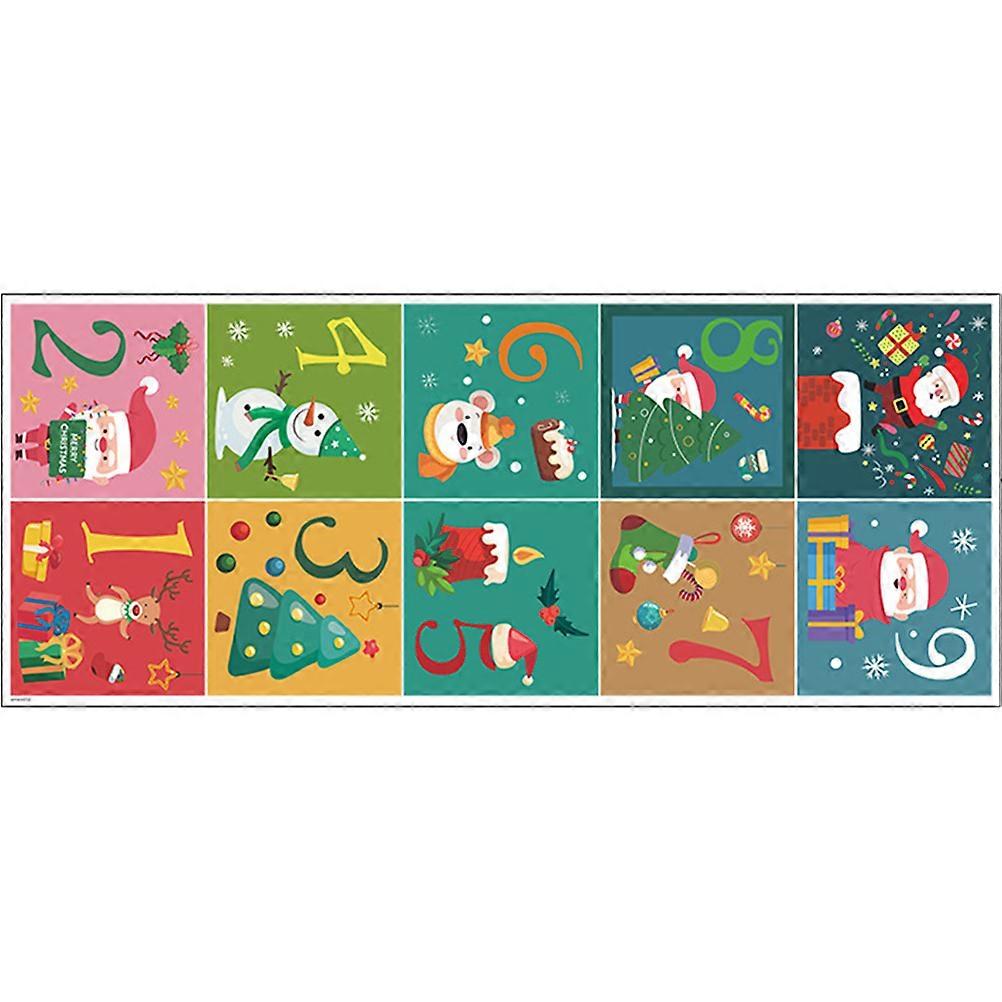 Durable PVC Nursery Floor Decals For Floor Decoration During Christmas For Kids 1 Sheet