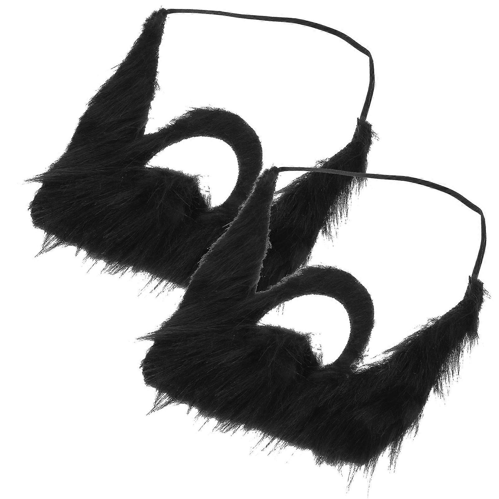 Funny Fake Beards and Mustaches Lightweight Cosplay Props for Halloween Party Costume Accessories Skin Friendly Realistic False Beards for Adults