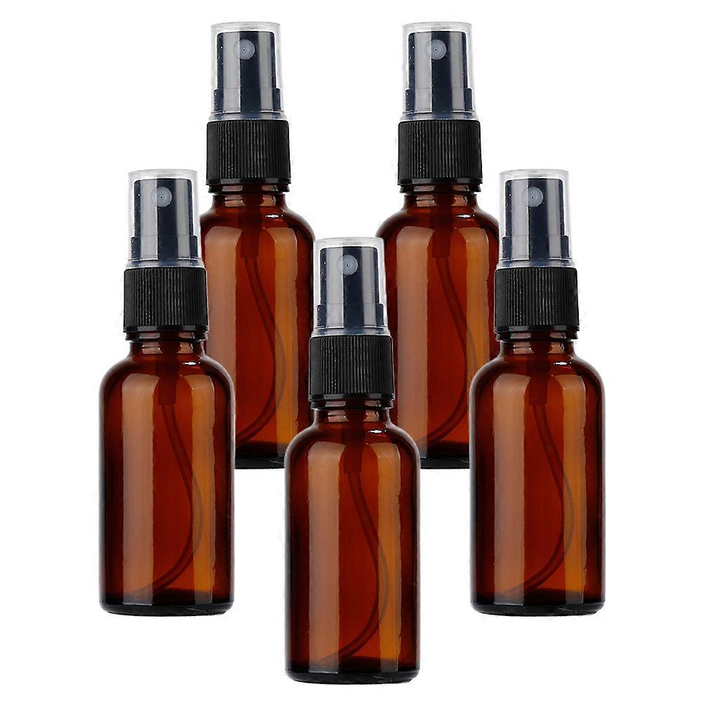 Compact 10Pcs Glass Spray Bottle For Refillable Storage Solutions During Travel 15ml