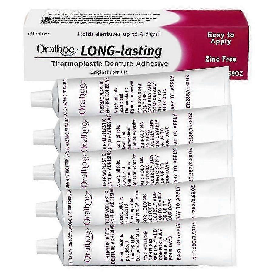Premium Denture Adhesive Cream for Tightening Dentures Thermoplastic Formula 50g