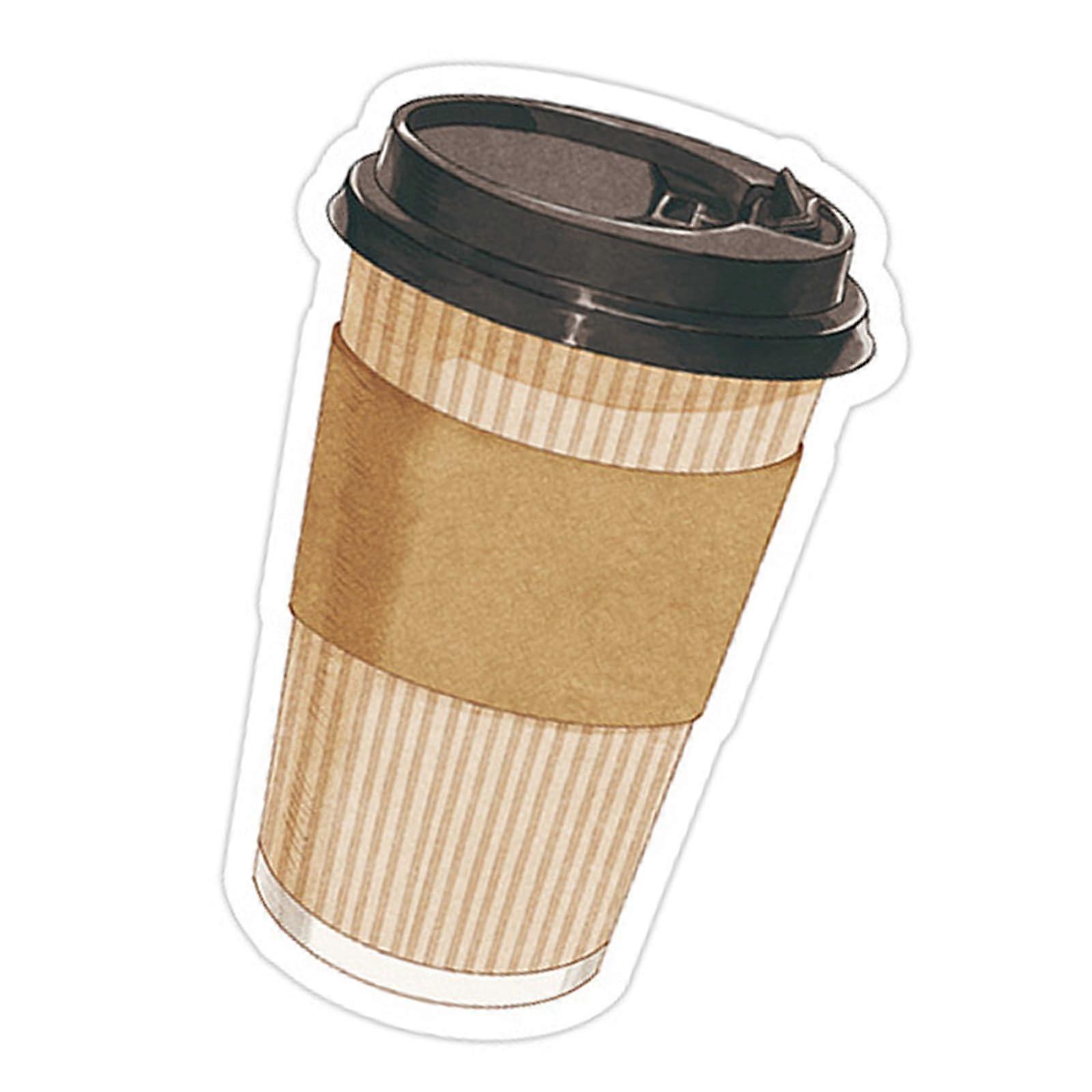 Kaffeebrot Motivpapier Adhesive Notepad 30 Sheets Unlimited Writing Pads Coffee-Themed Note Paper