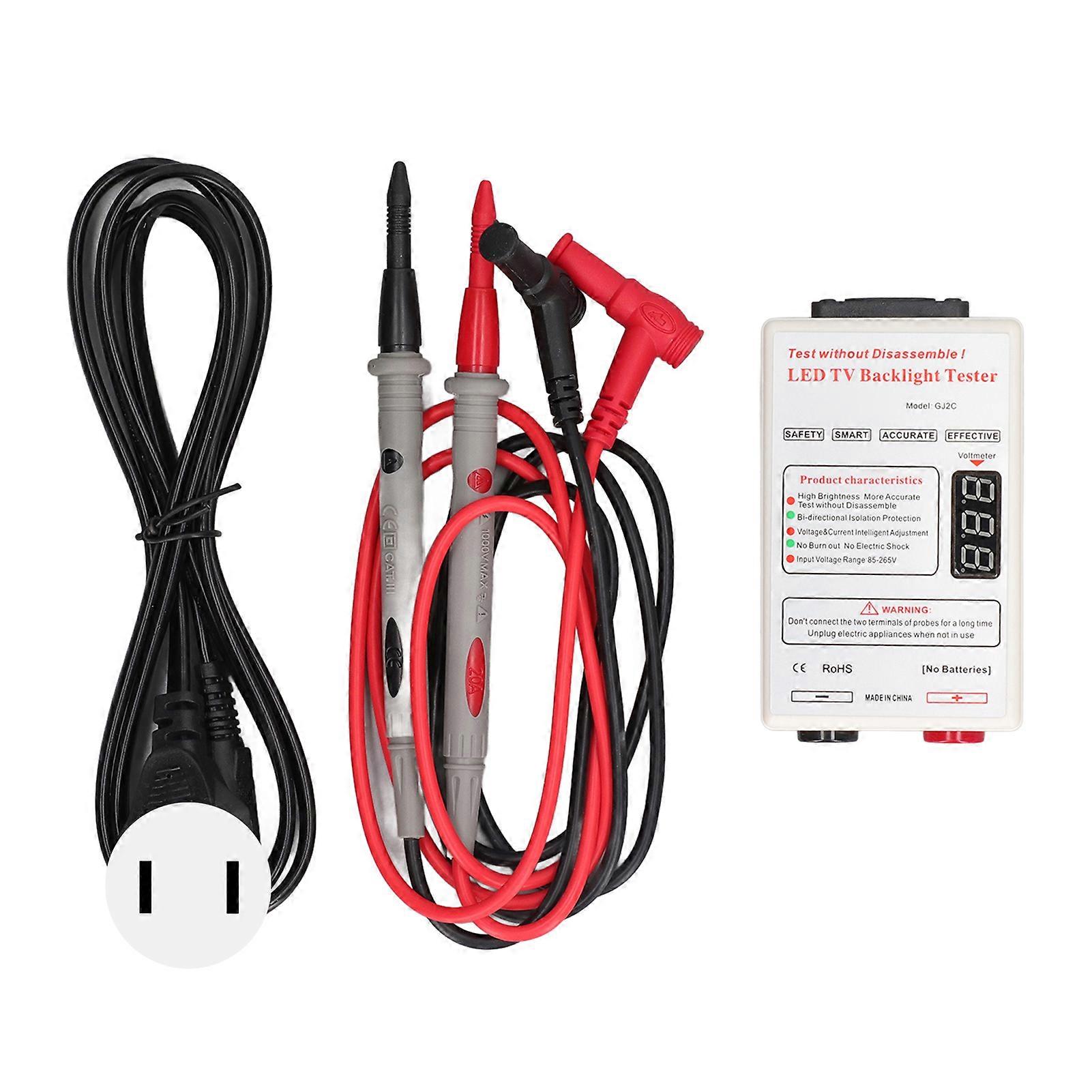 TV Display Backlight Tester LED Light Strip Lamp Beads Brightness Detector 0‑320VDC Output