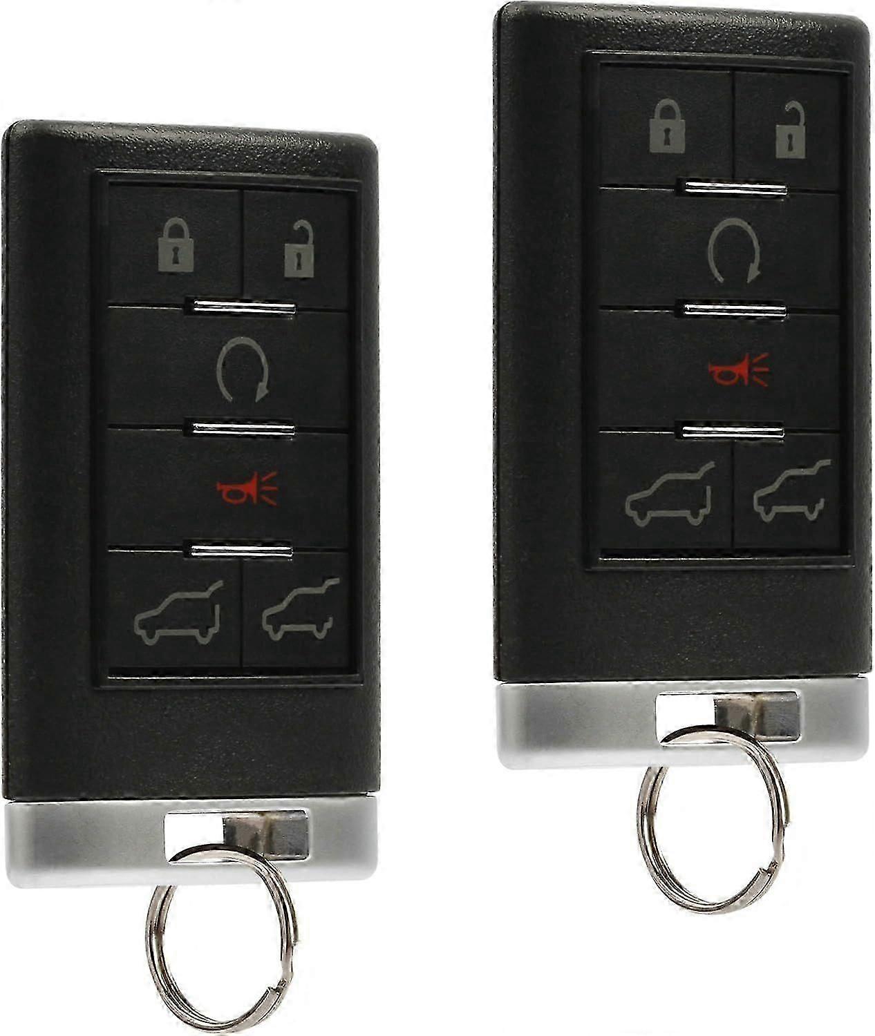 2 Pack Keyless Entry Remote Replacement for Cadillac Escalade 2007-2014 OUC6000066