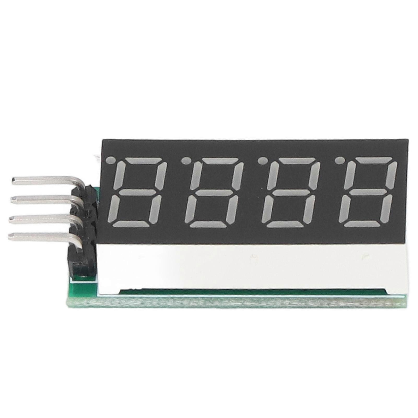 4 Digit 7 Segment Digital Tube Module LED Display Module I2C Interface DC 5V/3.3V DM43B04