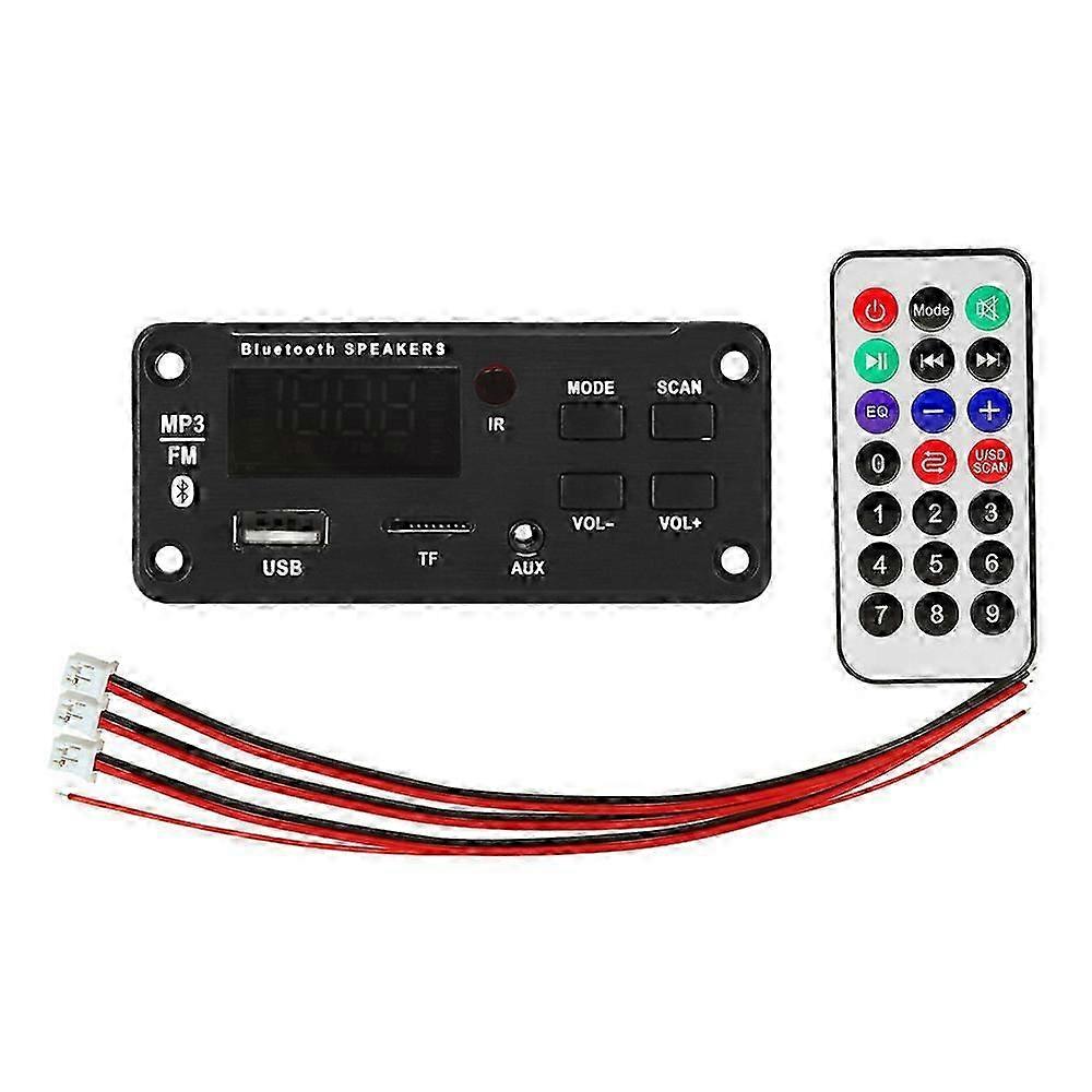 MP3 Bluetooth Decoder Board 2X25W USB FM Radio TF USB 3.5 MM AUX Music Player pentru accesorii auto D