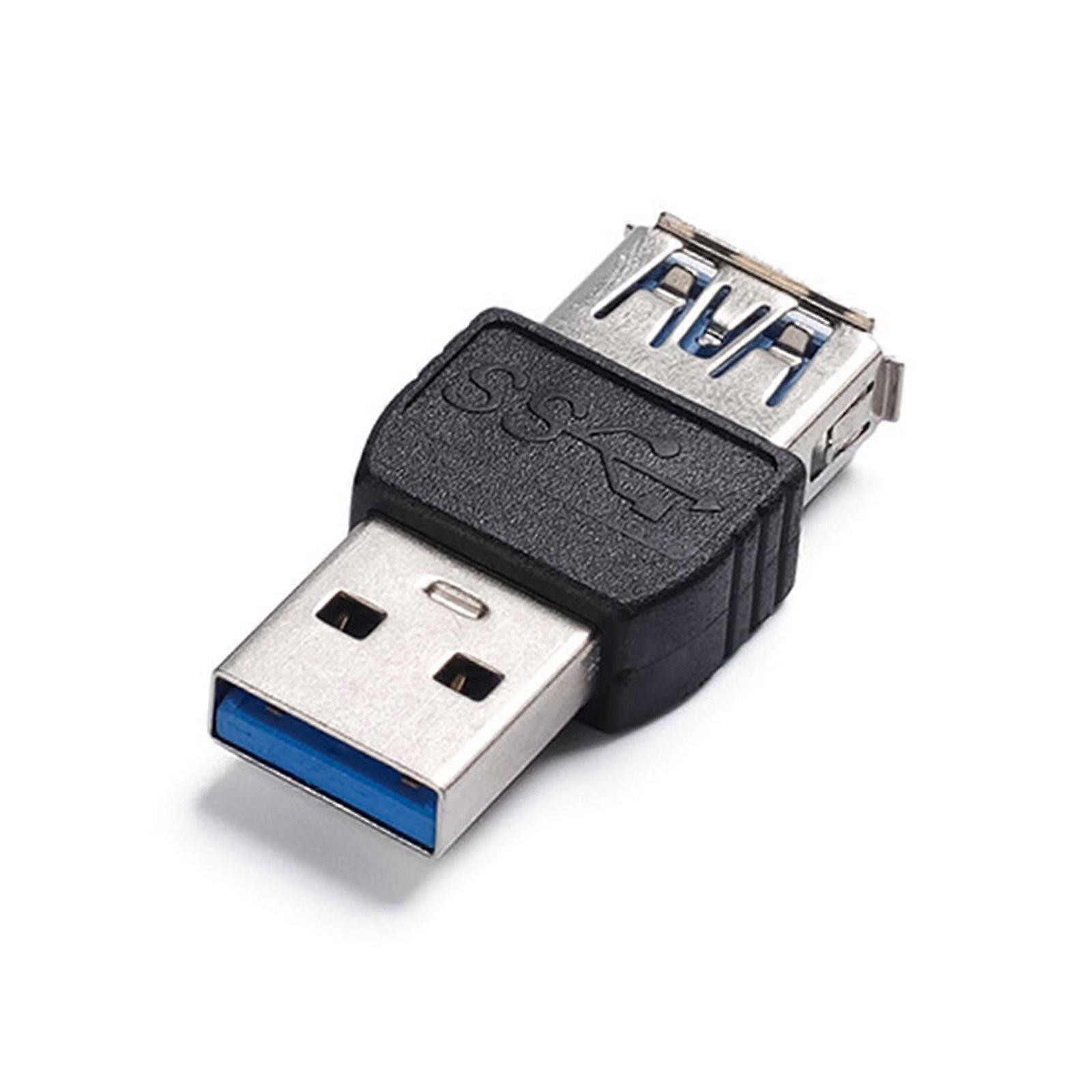 USB3.0 Female to USB3.0 Male Adapter 5Gbps Fast Data Transfer Power Adapter for Laptops Mobile Phones Tablets Mouse Multicolor