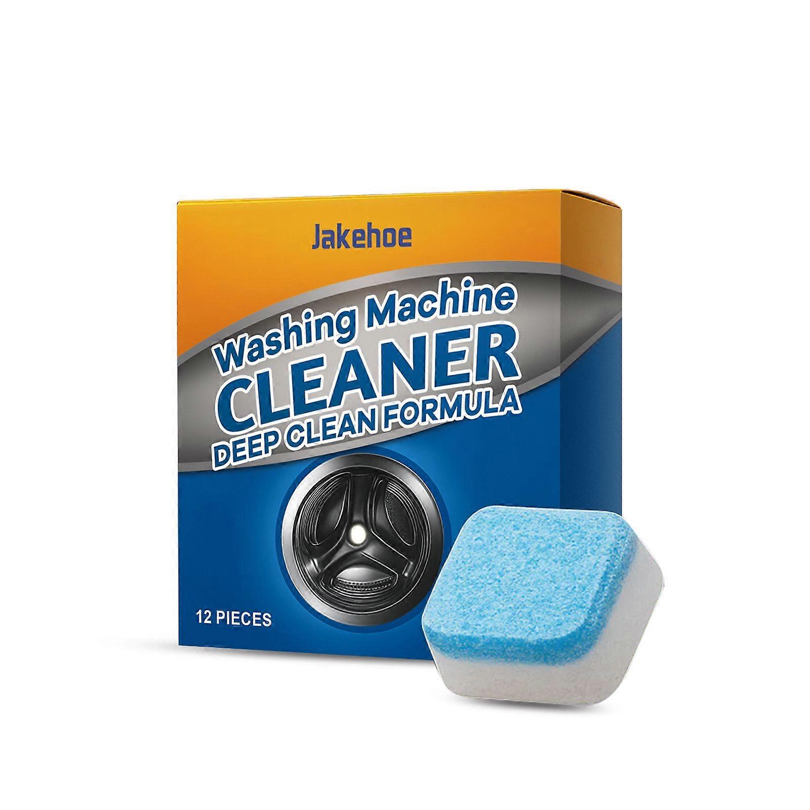 Washing Machine Cleaner Descaler Tablets, Deep Cleaning of Washing Machine Tablets, Removes Odor-Causing Residue & Buildup