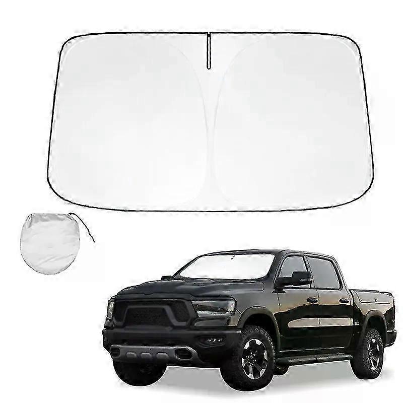 Suitable for Dodge RAM 1500 RAM 2500 3500 windshield sun visor protector foldable to block UV rays and keep the car cool