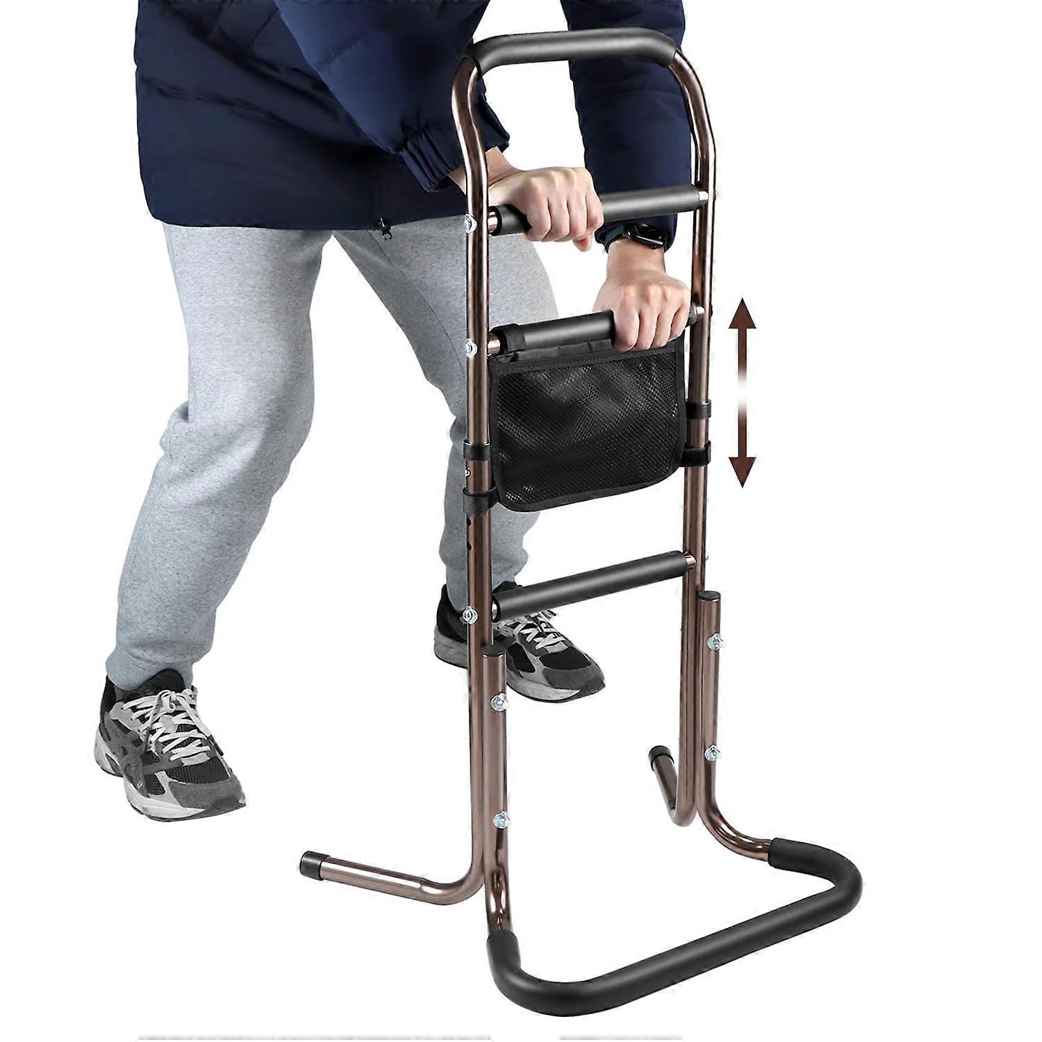 Standing Aid Height Adjustable Portable With Storage Bag For Mobility And Daily Living