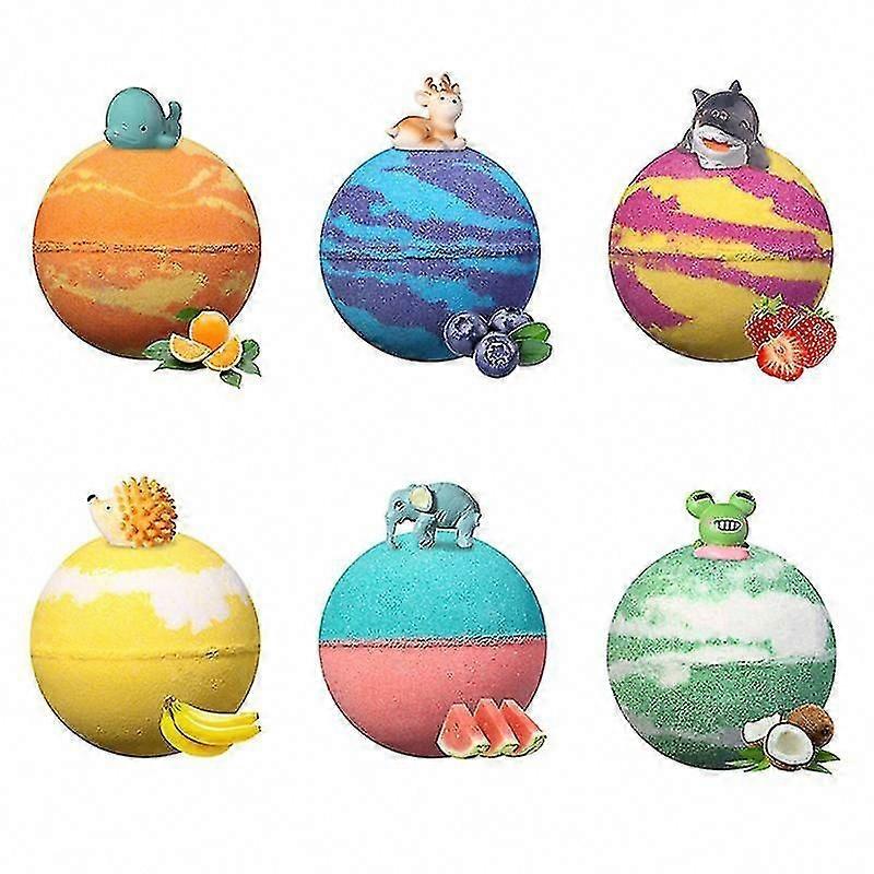 6pcs Bath Salt Balls for Relaxation and Aromatherapy