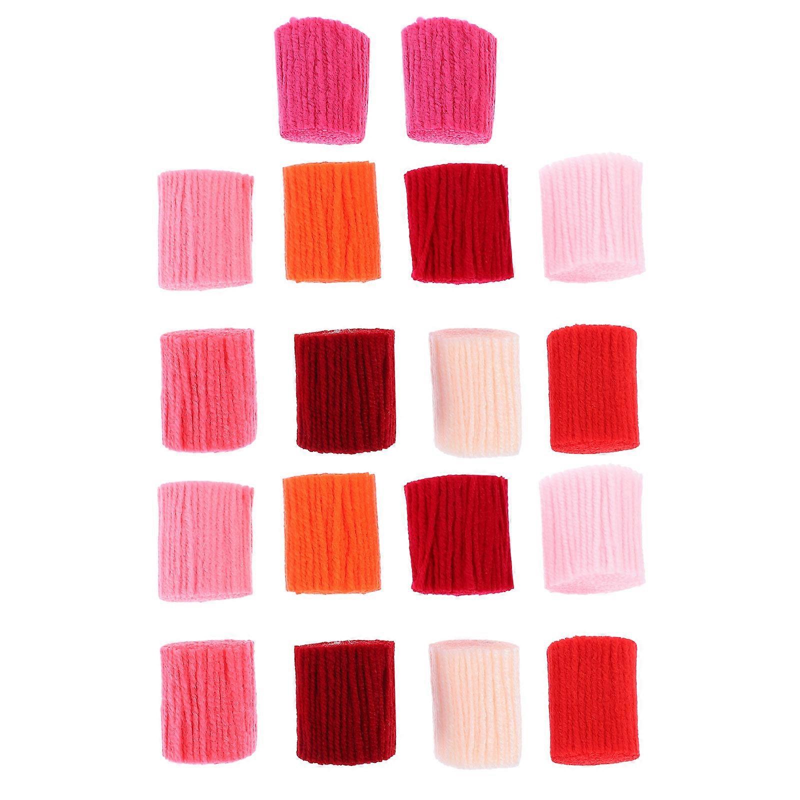 18PCS Pre Cut Colorful Acrylic Yarn Bundles for DIY Tapestry, Latch Hook, Knitting, and Rug Making – Durable & Creative Craft Supply for Family Fun