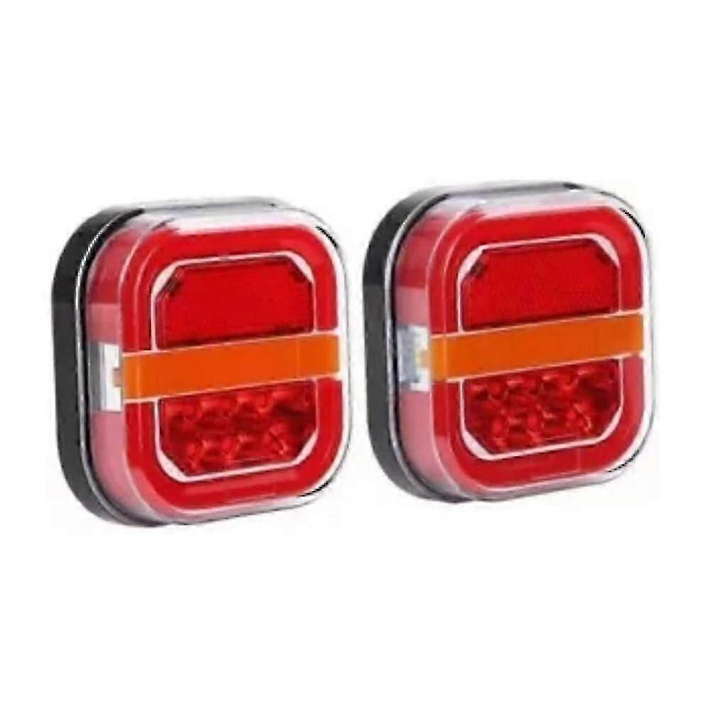 Wireless Trailer Lights Kit LED Rear Tail Lights Dynamic Stop Brake