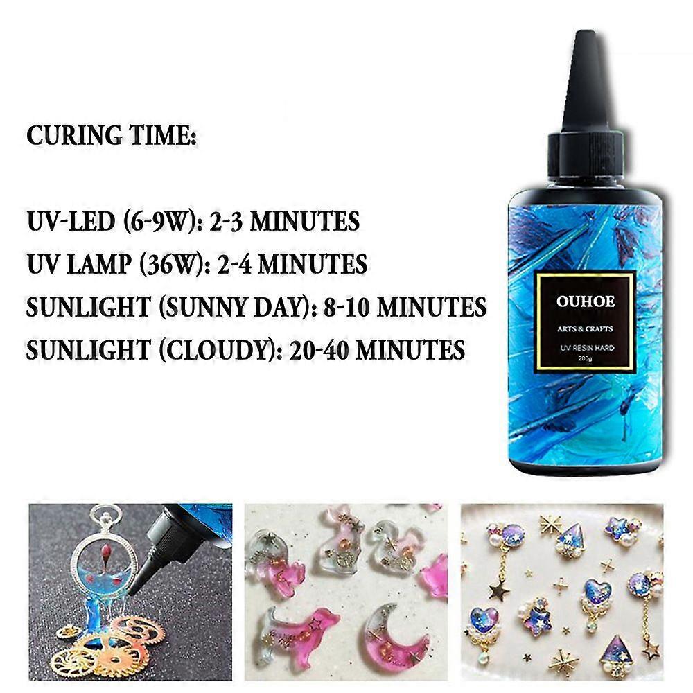 OUHOE Shadowless UV Glue Acrylic Ceramic Adhesive Fast Curing