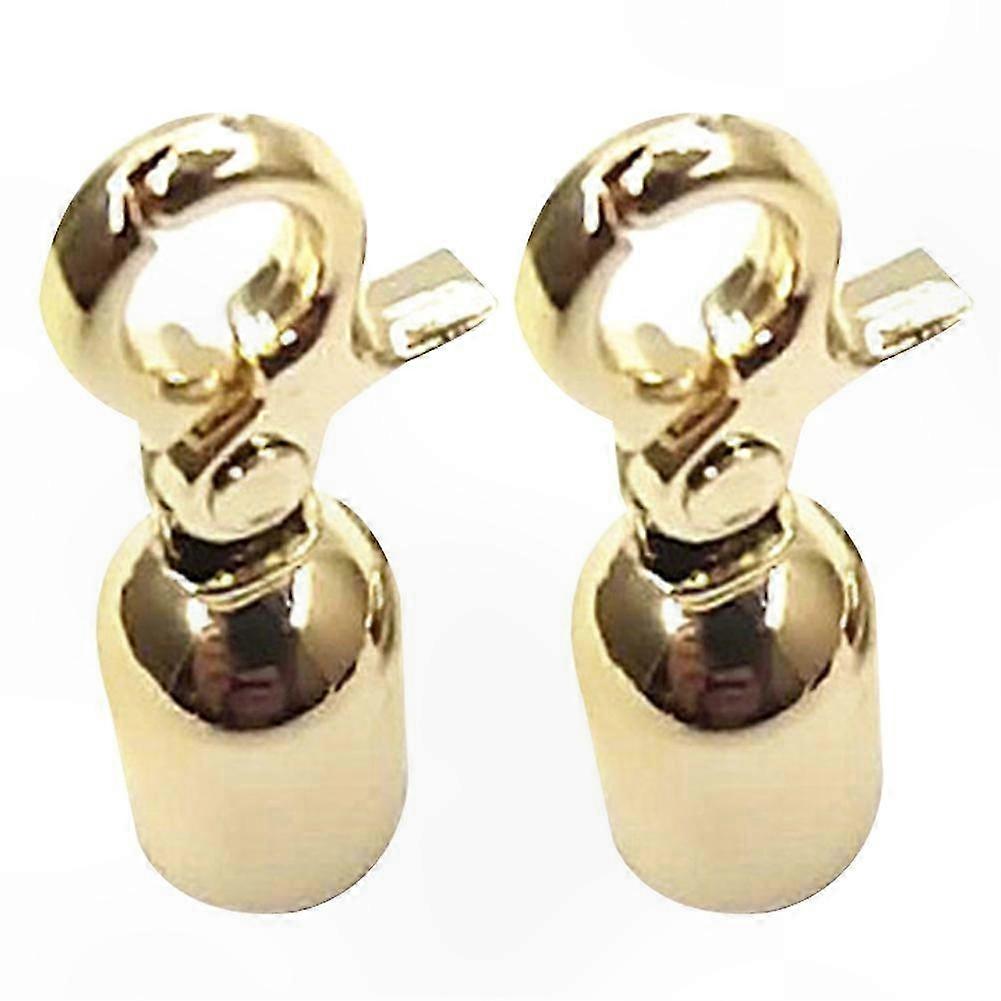 2-Pack Rope Barrier End Stopper with Hook for Bag Making Hardware Accessory Fitting