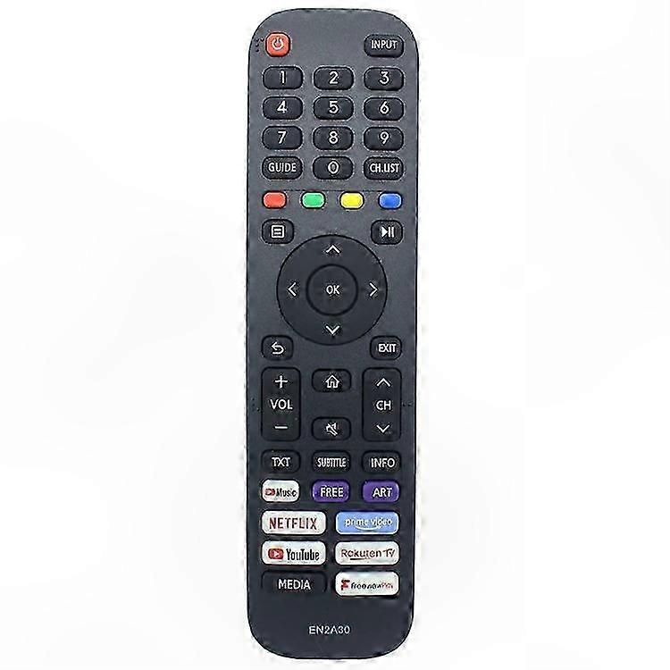 Universal TV Remote Control for Hisense EN2A30-Compatible Smart TVs
