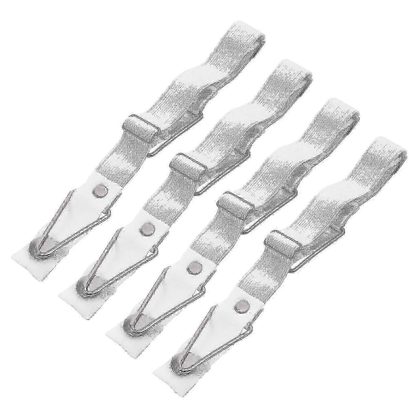 4Pcs Adjustable Fitted Sheet Clips Quilt Fastener Holders