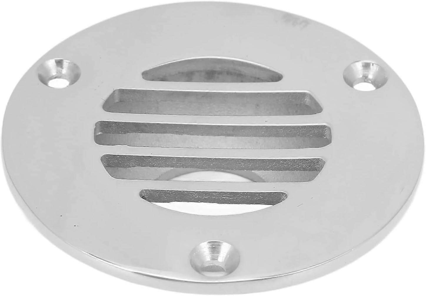 Boat Floor Deck Drain, 316 Stainless Steel Marine Deck Drain Silver Polished