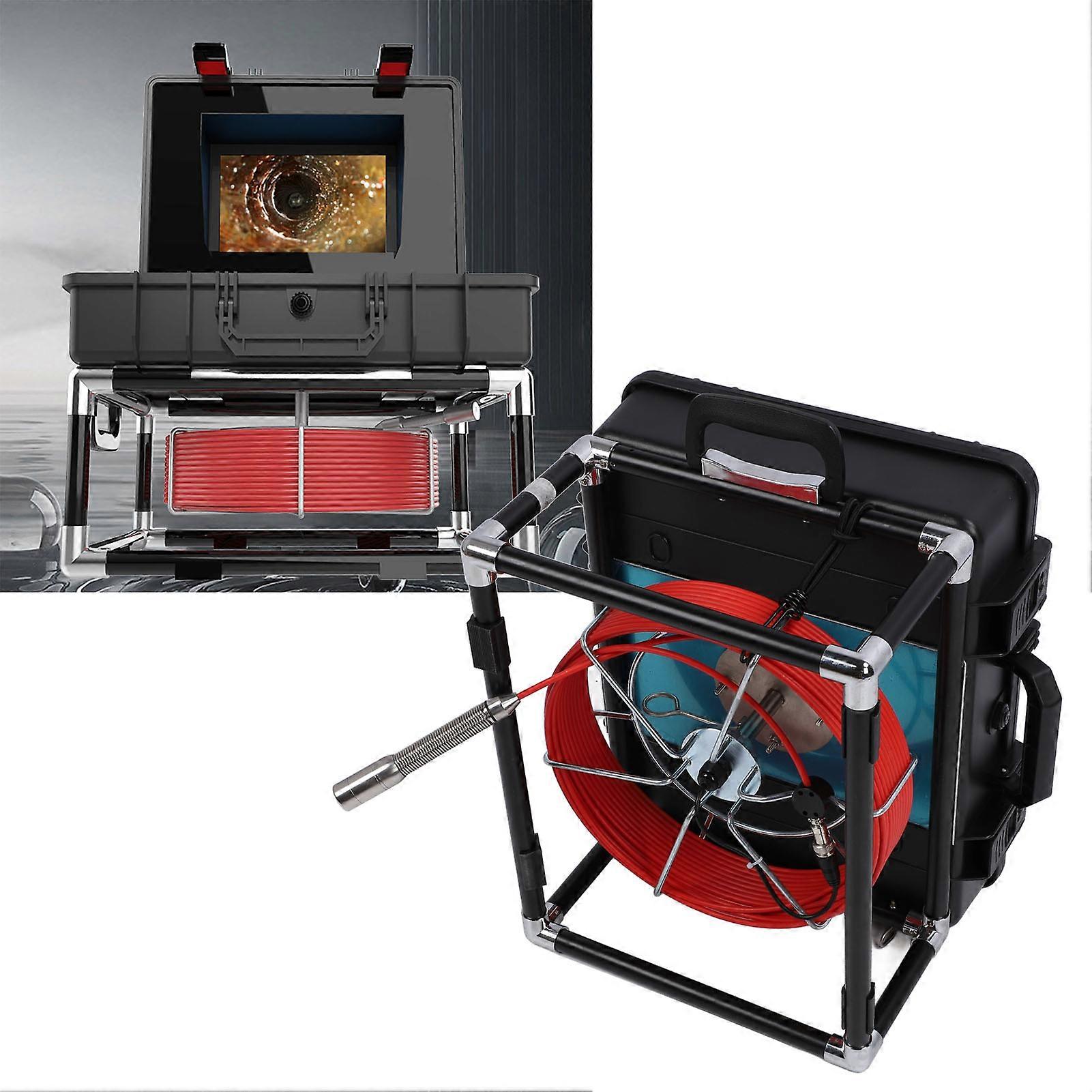 Sewer Camera TS GD1002 10" LCD 23mm Lens IP68 20m Pipeline Inspection