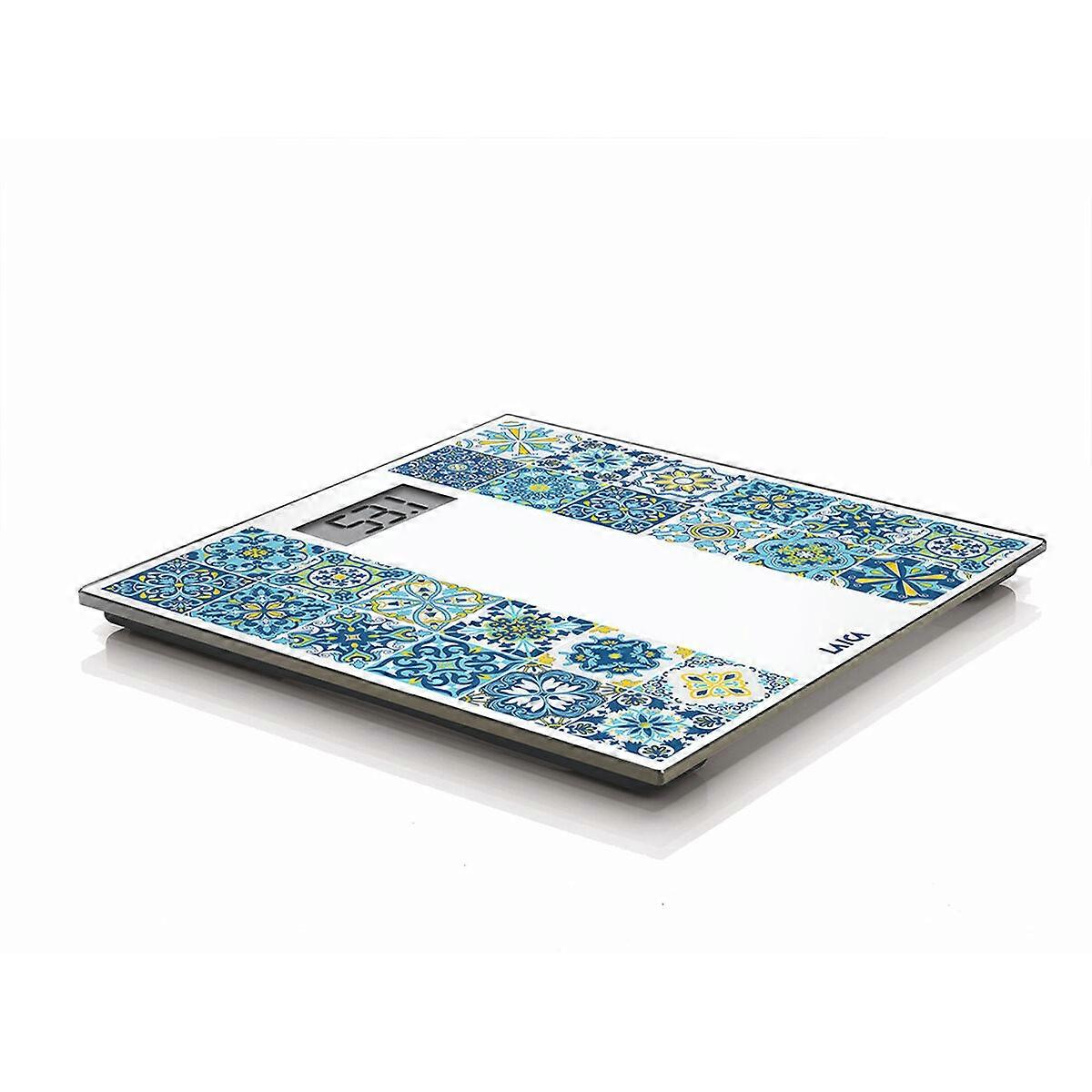 Digital Bathroom Scales LAICA Blue Tempered Glass 180 kg