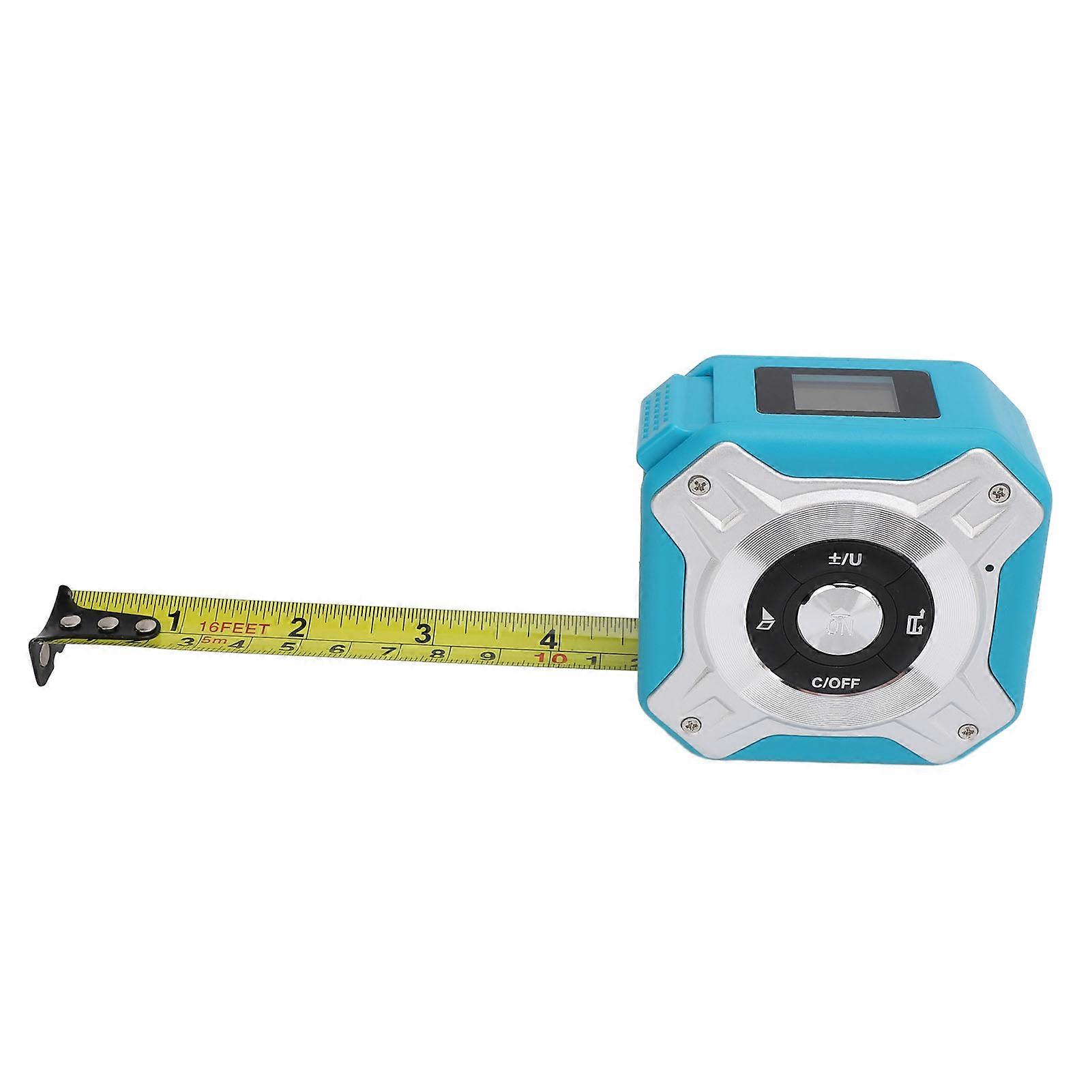 Digital Tape Measure 16ft/131ft 2-in-1 with LCD Display, ABS