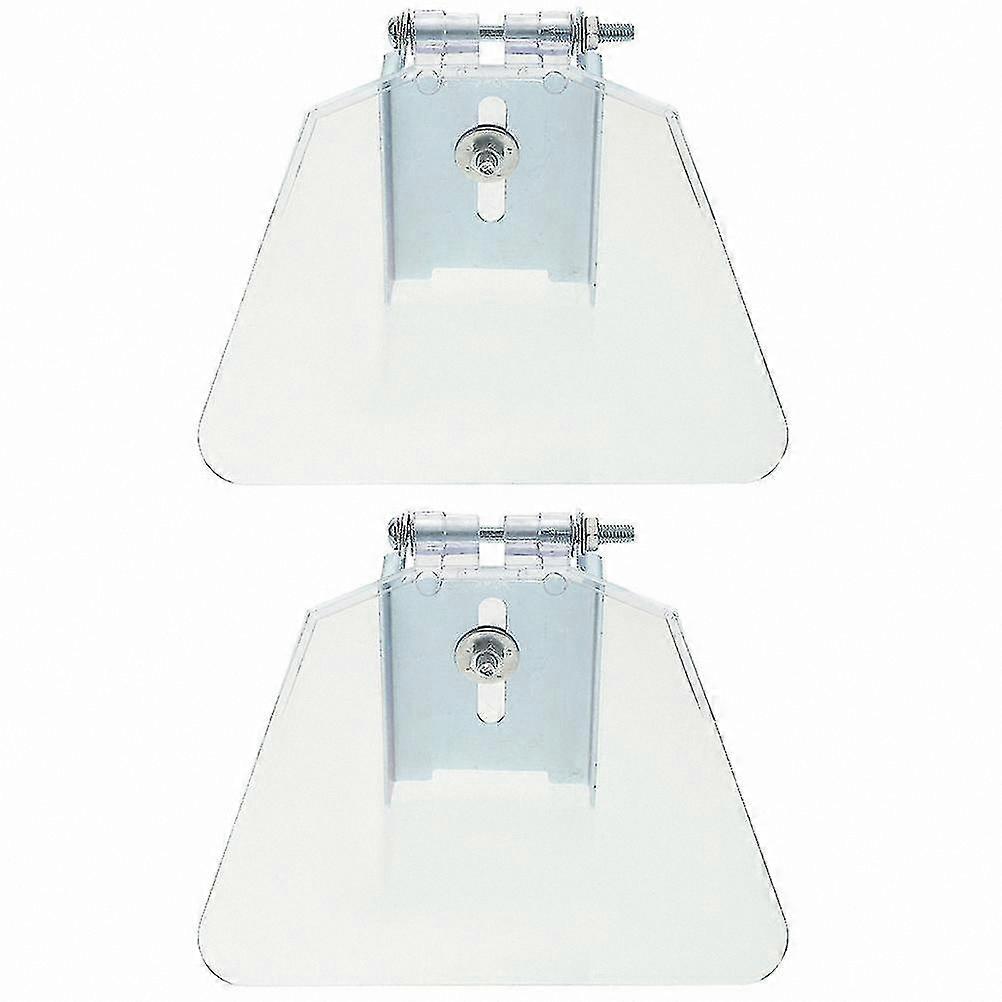 Bench Grinder Safety Guard with Eye Shield and Screws - Protective Replacement Attachment for Grinders