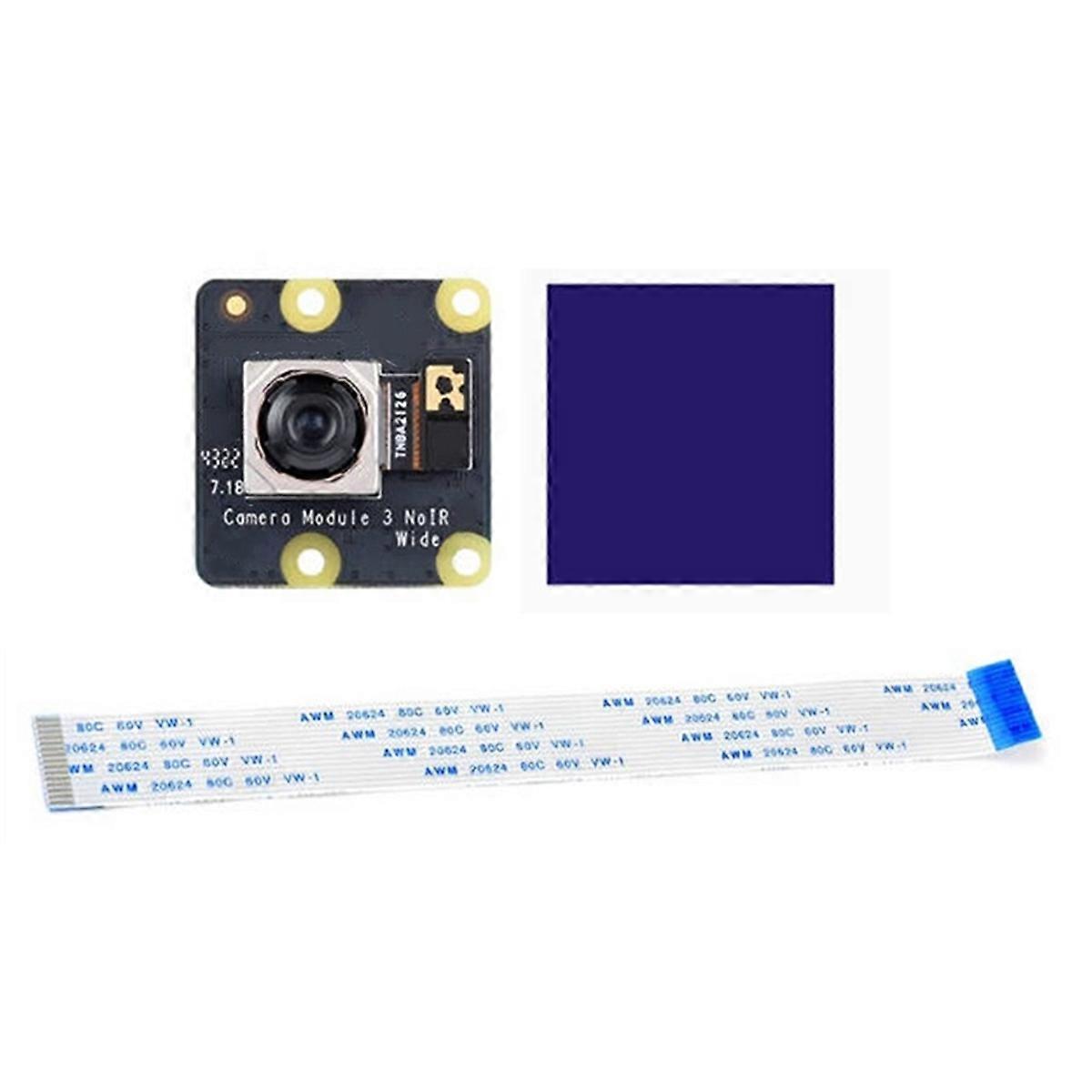 For Camera Module 3 Wide NoIR IMX708 11.9MP 120 Field Angle for 4B/3B+/3A+/3B/2B/B+/A+