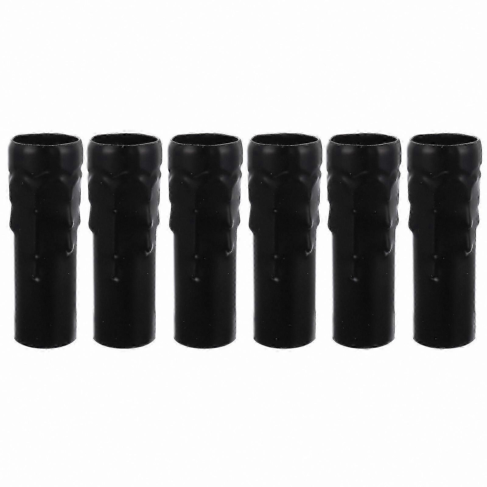 6-Pack E14 Socket Covers for Chandeliers and Candelabra Bases