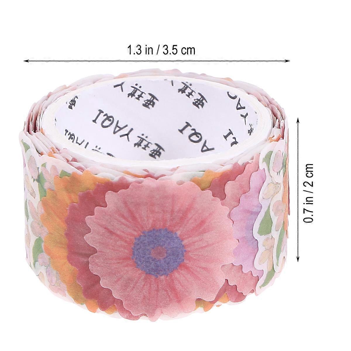 Washi Tape Flower Stickers For Crafting And Holiday Decorating 1 Set Suitable For Children And Students