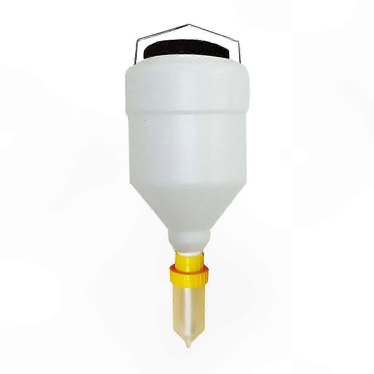 3.5L Sauce Dispenser Bottle with Squeeze Function for Easy Pouring and Hanging Storage Solution