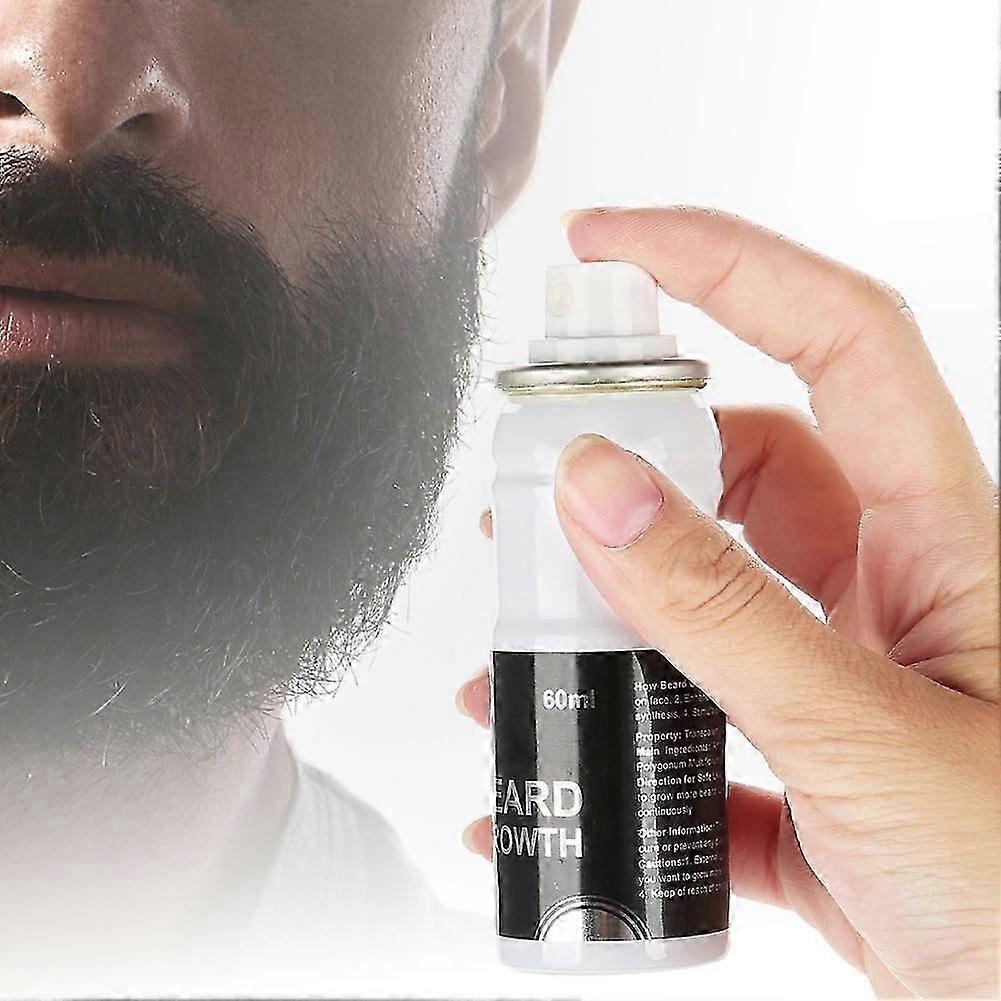 60ml Männer Bart Wachstum Spray Natural Accelerate Bart Wachstum Öl Gesichtshaar Wachstum Lequid